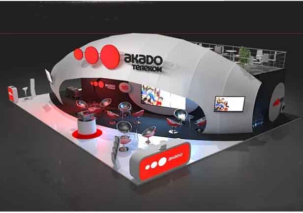 國(guó)際信息通信技術(shù)展覽會(huì)（美國(guó)）-akado telecom-展臺(tái)設(shè)計(jì)