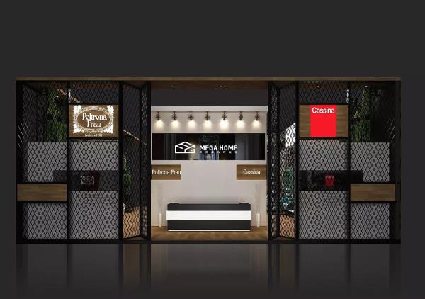 中國展覽展臺搭建設(shè)計公司-MEGAHOME-上海國際化工設(shè)備博覽會展臺設(shè)計與搭建商