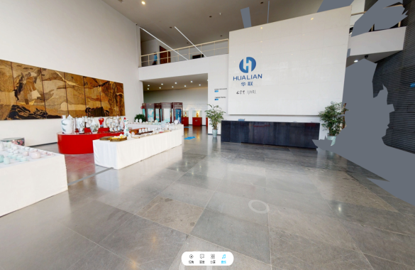 華聯(lián)陶瓷3D虛擬展廳場景展示-產(chǎn)品在線展示VR展示