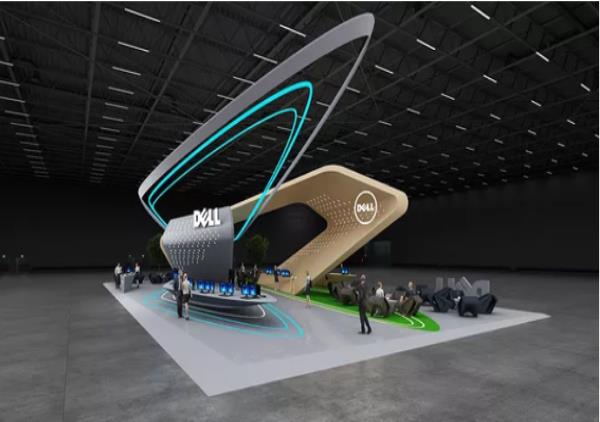 美國(guó)展廳設(shè)計(jì)-Dell-美國(guó)展位搭建