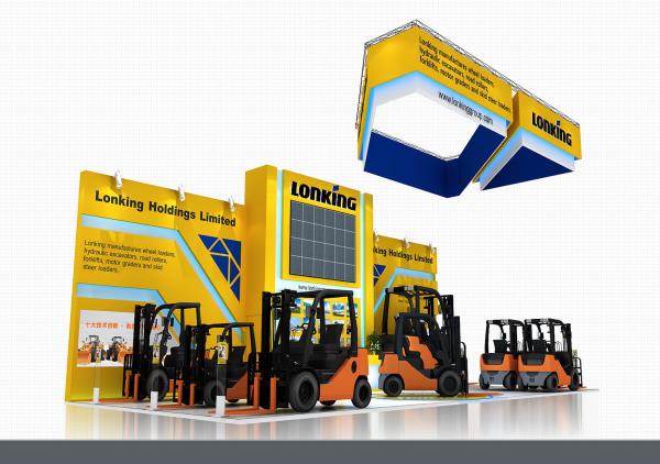 德國展臺設(shè)計(jì)-Lonking-國際工業(yè)機(jī)械展展臺搭建商