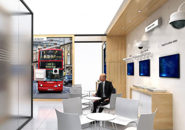 德國(guó)展覽設(shè)計(jì)-kedacom-慕尼黑展覽布局|安保展展臺(tái)建設(shè)